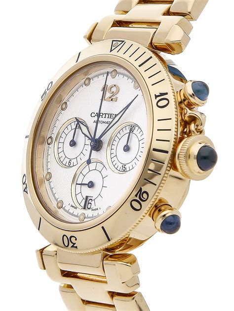 cartier pasha 38mm automatic chronograph|cartier pasha dial watch.